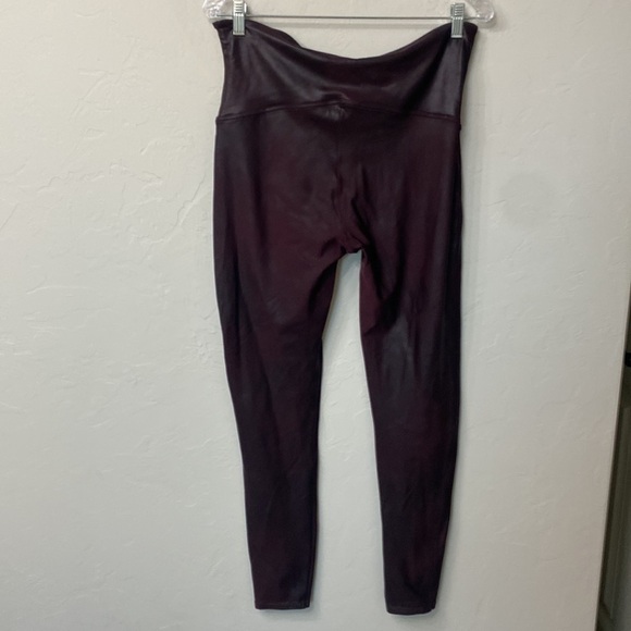 Spanx faux leather leggings size 2X.Purple - Picture 6 of 12